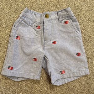 Janie and Jack American Flag shorts